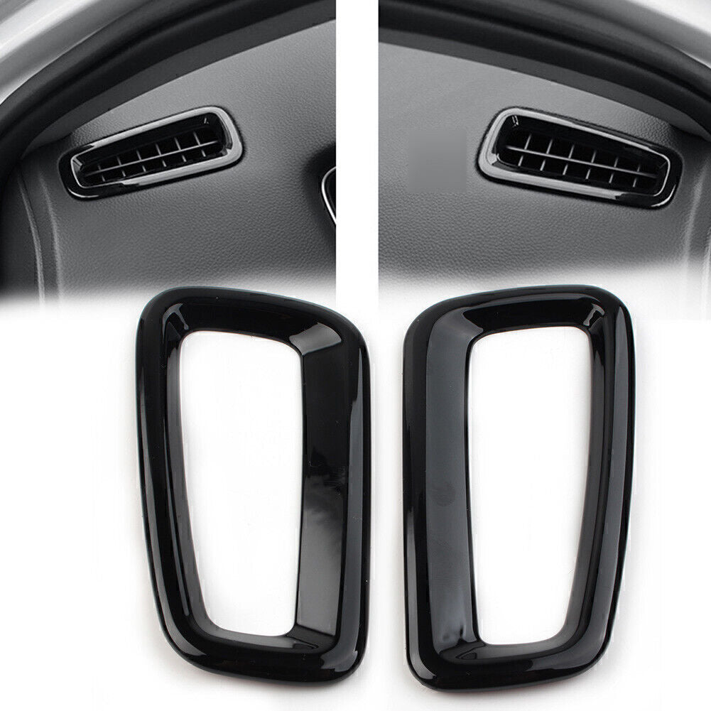 Inner Dash Side Air Vent Outlet Cover for Honda for Civic 11th 2022 Up Glossy Black