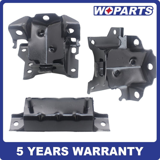 Motor AND Trans Mount Set 3PCS FIT FOR 01-10 for Chevrolet Silverado/ for GMC for Sierra 6.6L