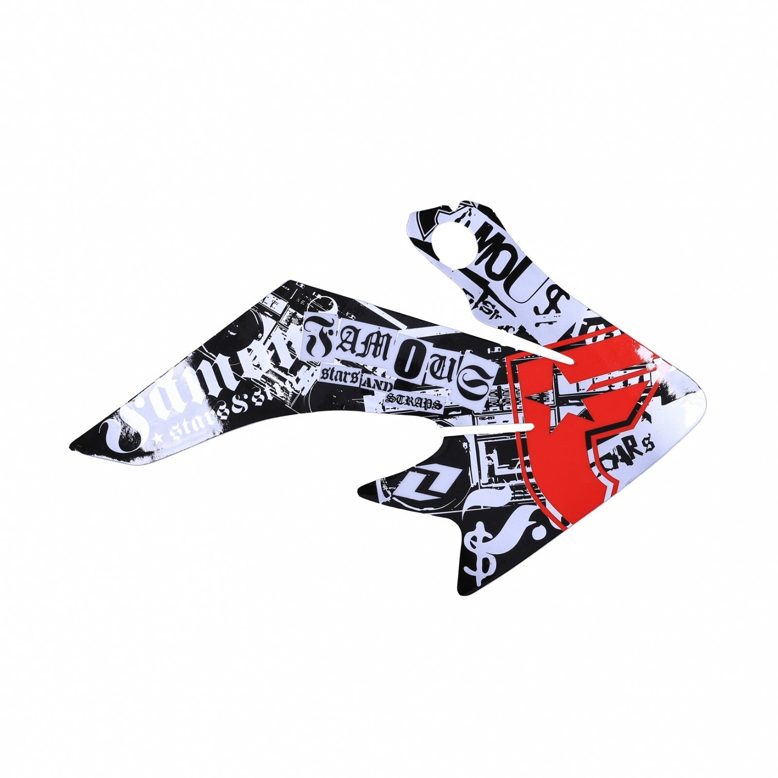 Decal graphics for 110cc and 125cc Trail Dirt bicycles and for Honda CRF50 motorcycles
