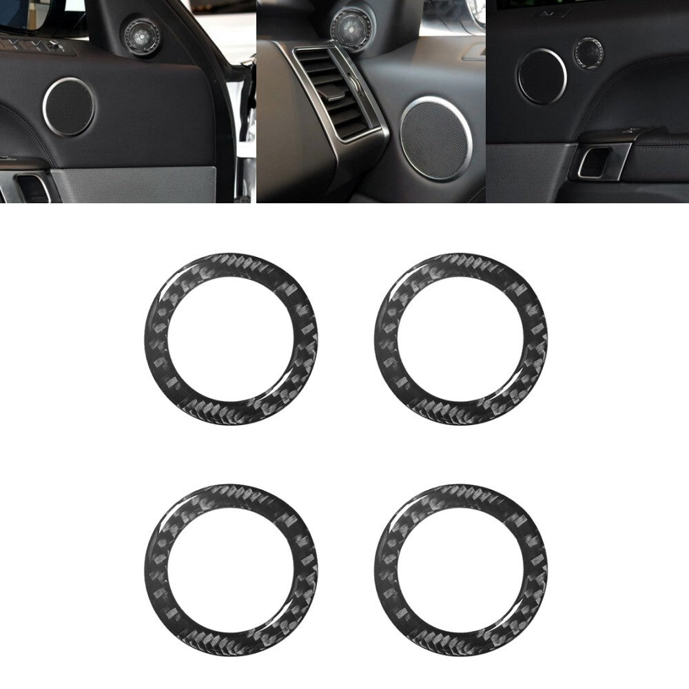 Carbon Fibre Small Speaker Trim For Land for Range Rover Sport 2014-2017