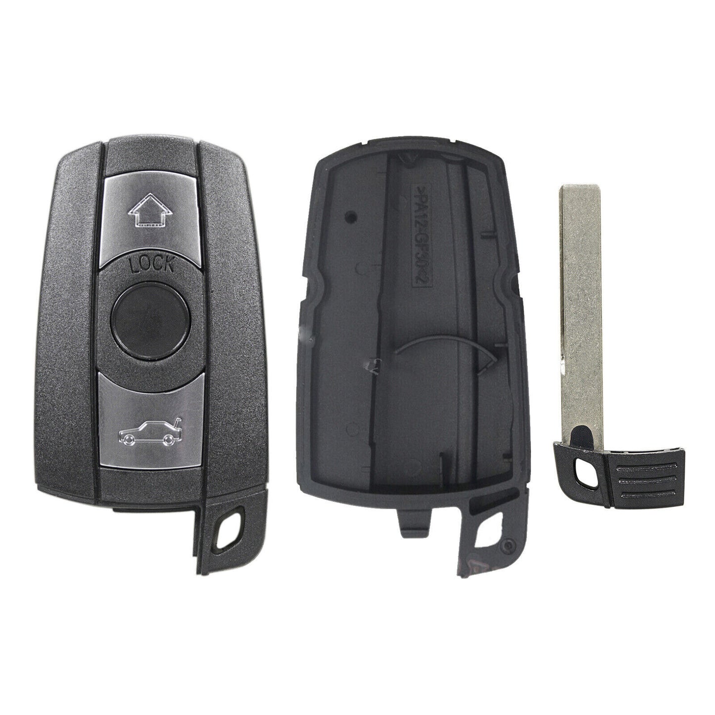 Key fob protective case for BMW 1, 3, 5, 6, Z4, X1, X3, X6 series, E90, 3-button remote control protective case.