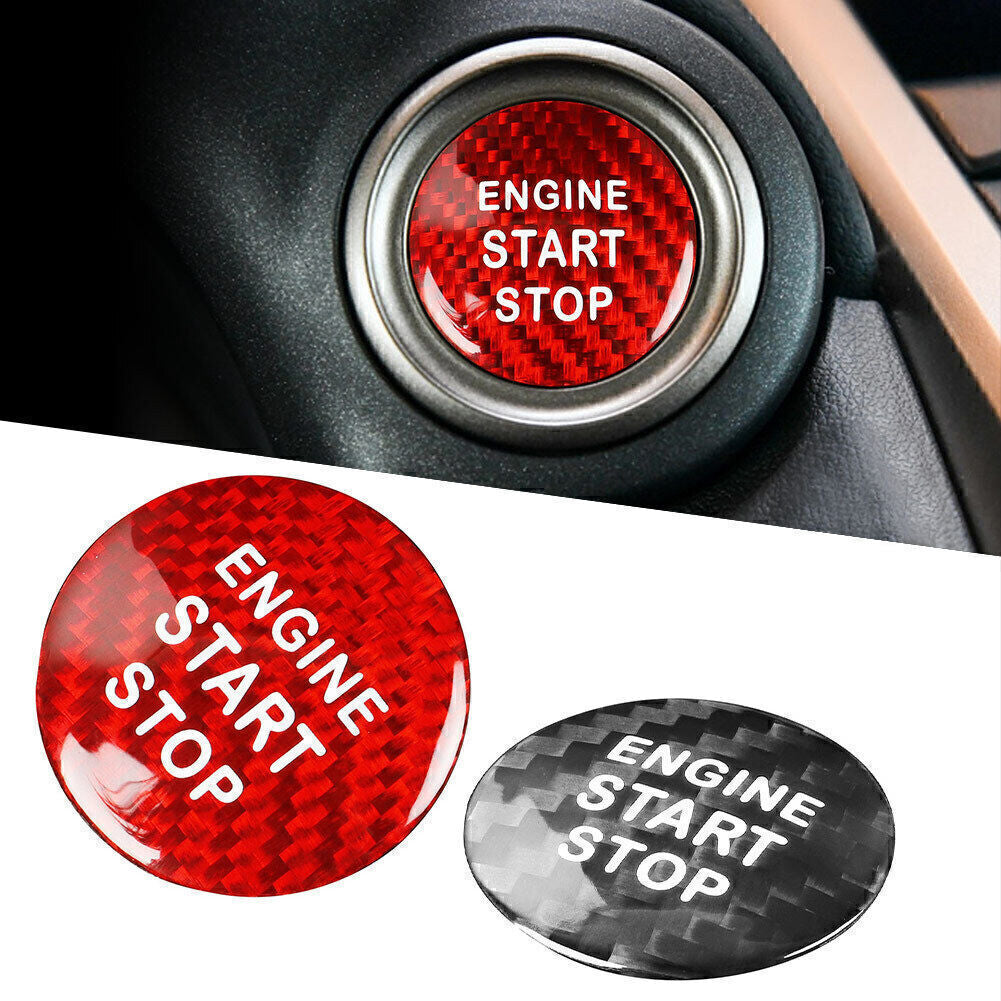 Carbon fiber Car Engine Start Stop Button cover Fit for LEXUS IS250 350 2006-2013