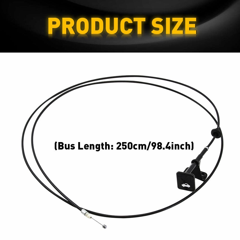 Range hood latch cable release with pull handle 74130S01A01 Suitable for 1996-00 for Honda for Civic B