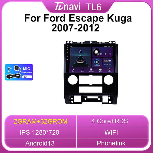 07-12 for Ford Escape Kuga GPS Android Car Radio Multimedia Stereo Video Player