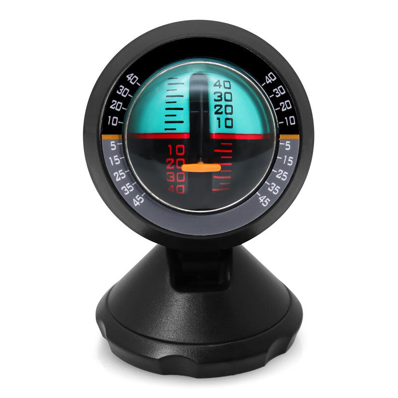 Car Tilt Gauge Gradient Angle Slope Level Meter Inclinometer Level Measure Tool