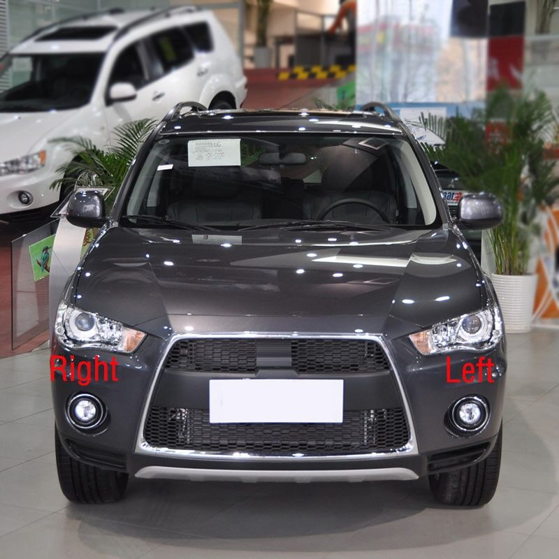 for Mitsubishi Outlander 2010-2012 ABS Chrome Front Left Bumper Fog Lamp Cover