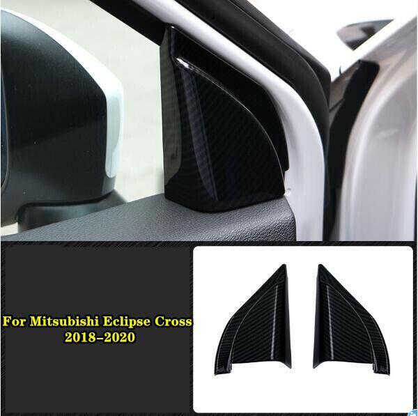 carbon fiber ABS A-pillar Horn Frame cover for Mitsubishi Eclipse Cross 18-2020