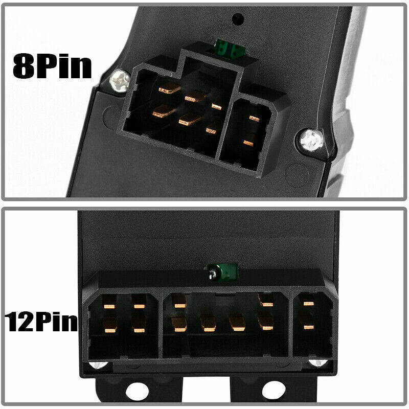 for Dodge for Ram 1500 2003-2008 Master Power Window Door Switchl 68171680AB Black 1
