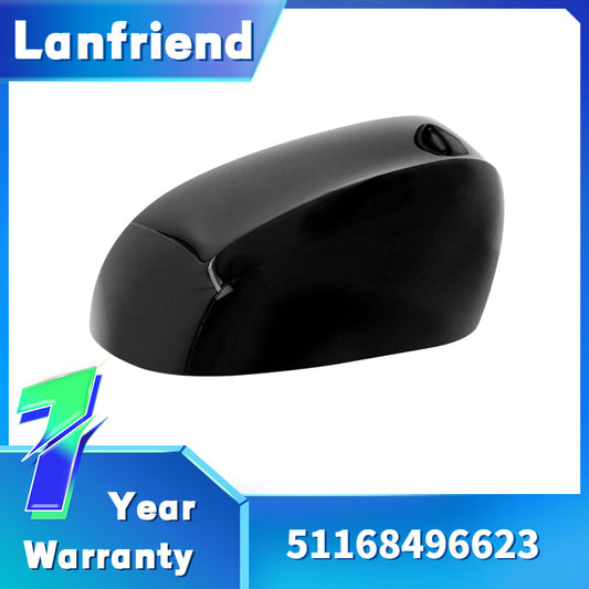 Brilliant Fit for BMW X3 4 5 6 7 Exterior Mirror Cover Primer 51168496623 18-20 Left