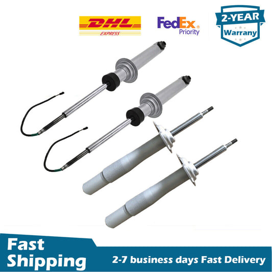 4X Front Rear Shock Absorber Struts w/EDC Fit for BMW E60 M5 525i 530i 550i 2006-10