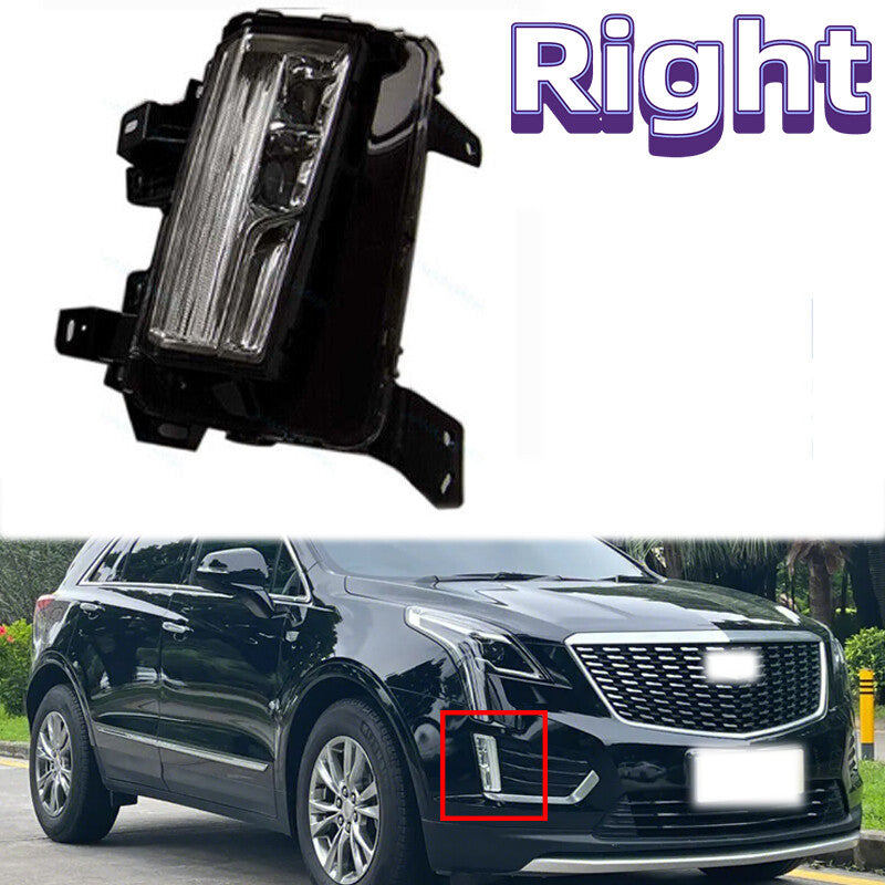 Right Front Fog Lamp Driving Light Assembly LED DRL for Cadillac XT5 2017-2020