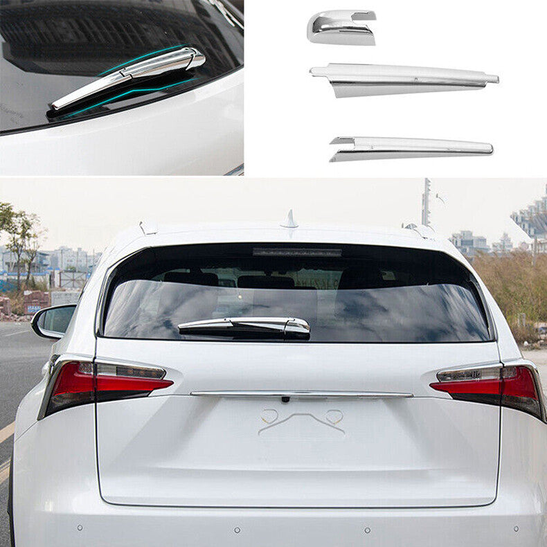 for Lexus NX200t 300 300h 2015-2021 ABS Chrome Rear Window Rain Wiper Cover Trim