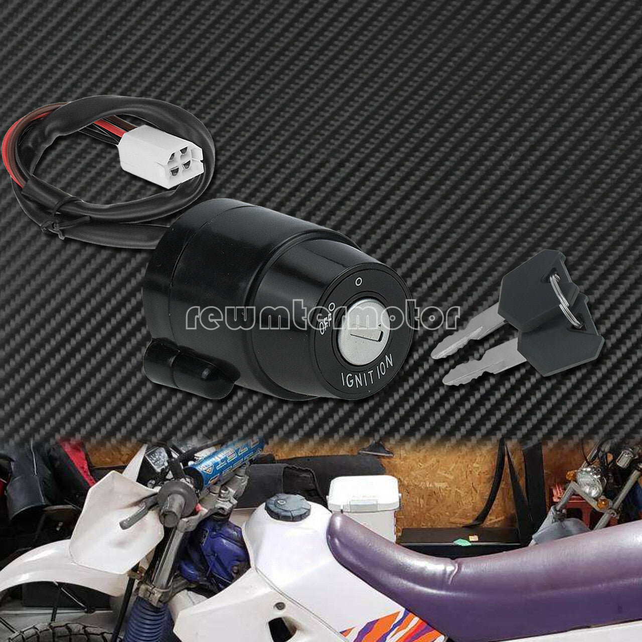 Motorcycle Ignition Switch Lock Fit for Yamaha DT100 DT125 DT175 DT250 XT250