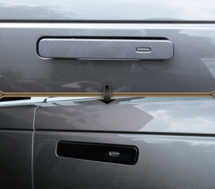 4P for Range Rover Velar 18-23 Matte Black Exterior Side Door Handle Cover Trims