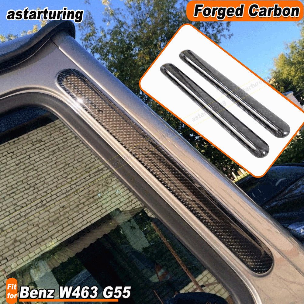 Fit for Benz G Class W463 G500 G63 G55 Forge Carbon Side Air Vent Cover C-Pillar