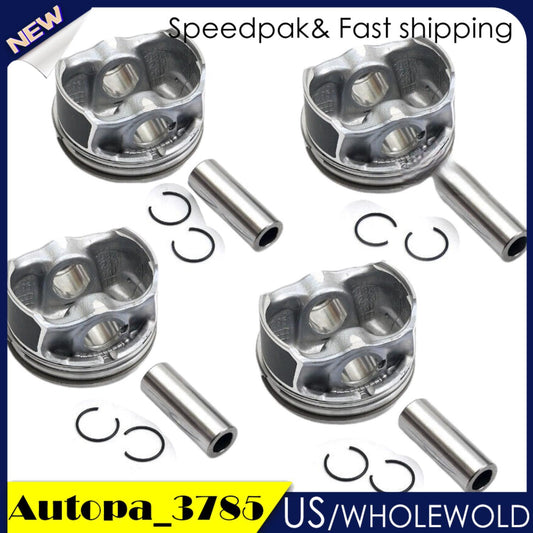 4x Pistons  Rings for 2.0TFSI for Audi S3 TTS Quattro for VW for Golf R for Seat ¦µ82.51mm 21mm
