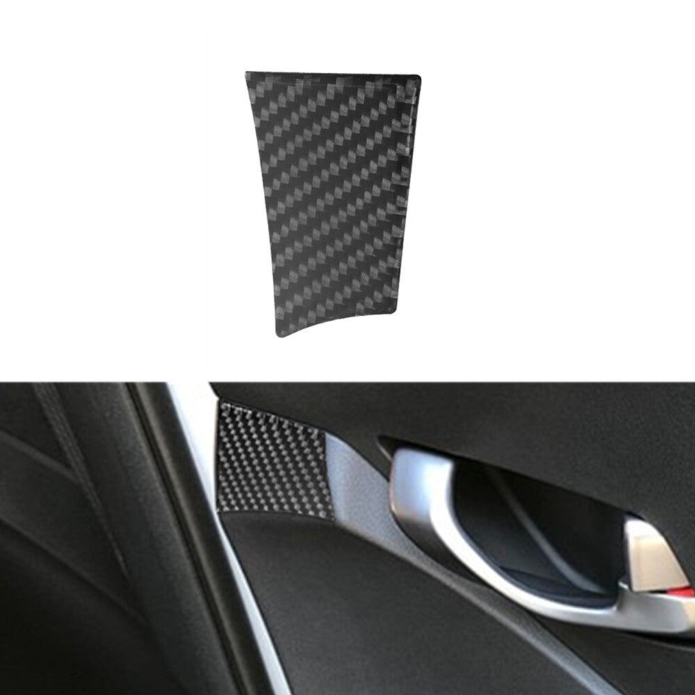Carbon Fiber Rear Door Panel Cover Trim for Hyundai for Veloster JS 2019-2022