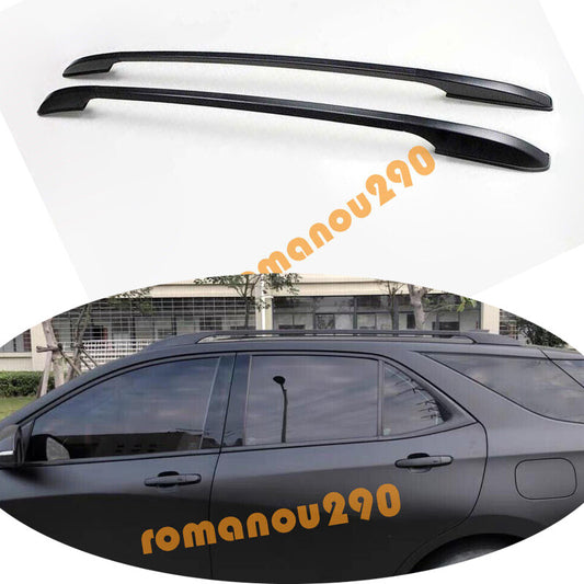 for Chevrolet Equinox 2018-2020 Black Decorative Side Bars Rails Roof Rack auto