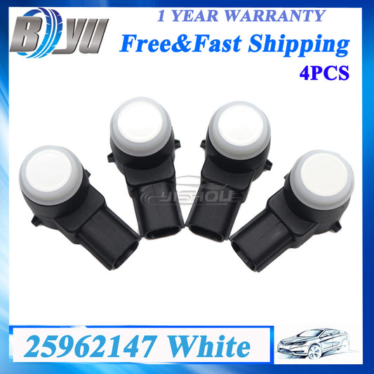White PDC Parking Sensor 25962147 for Cadillac for Escalade for GMC for Yukon for Sierra 1500