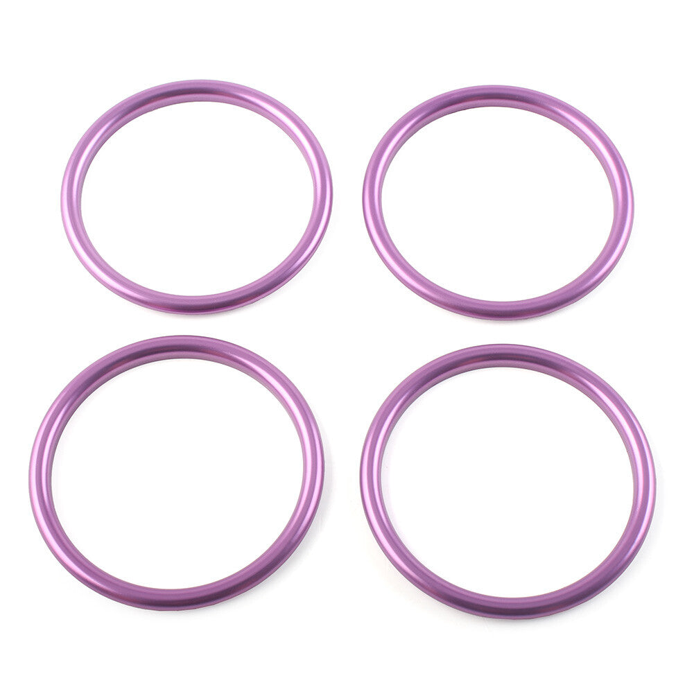 4x Air Condition Vent Outlet Inner Ring Trim for Audi A1 S1 8X 2010-2018 Purple