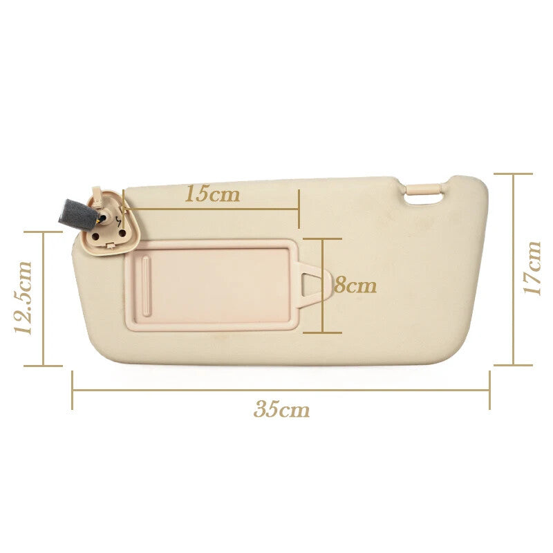 for Hyundai Accent 2006-2010 Left Car Interior Sun Visor Sun Shield Sunvisor