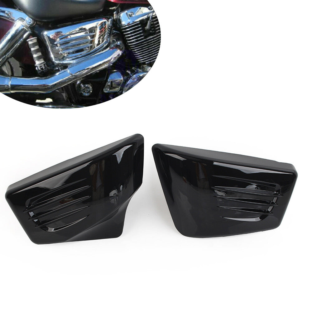 Side Covers Black for HONDA ACE TOURER SABRE 1100 VT1100 VT1100C2 Left  Right