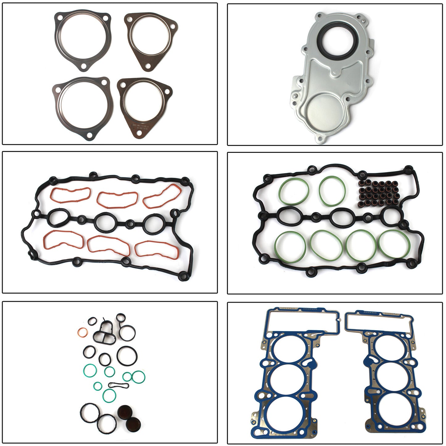 Engine Cylinder Head Valve Cover Gaskets Seals Set For 3.0T for AUDI A6 A7 Q5 S5 Q7