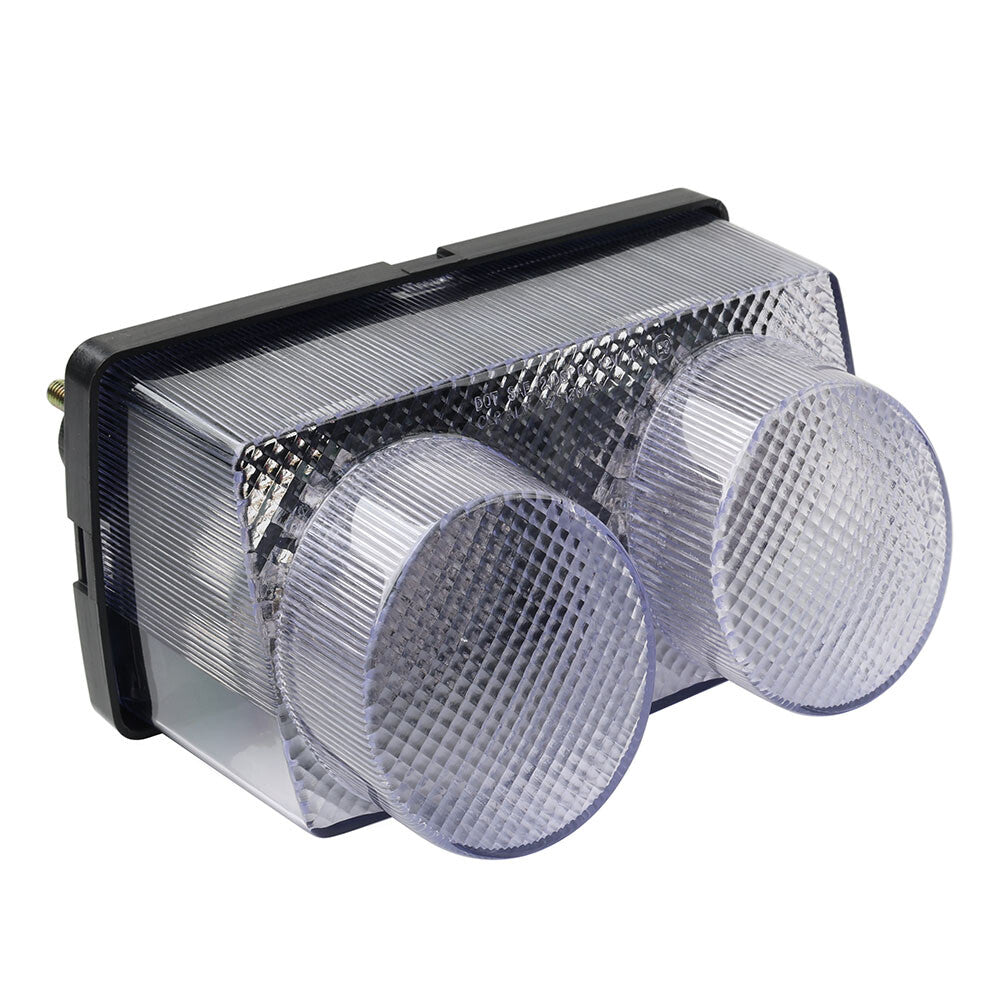 Motorcycle Clear Rear Tail Light Brake Turn Signal Lamp for Yamaha YZF R1 98-99