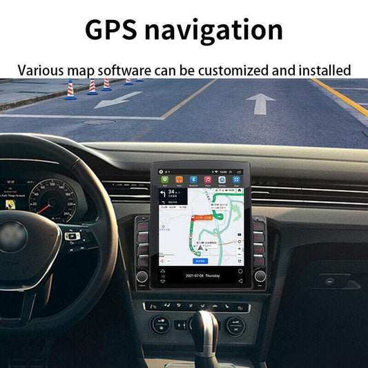 Android 9.1 GPS 9.7 2Din Car Radio MP5 Player WiFi Quad Core 1G+16G Mirror Link