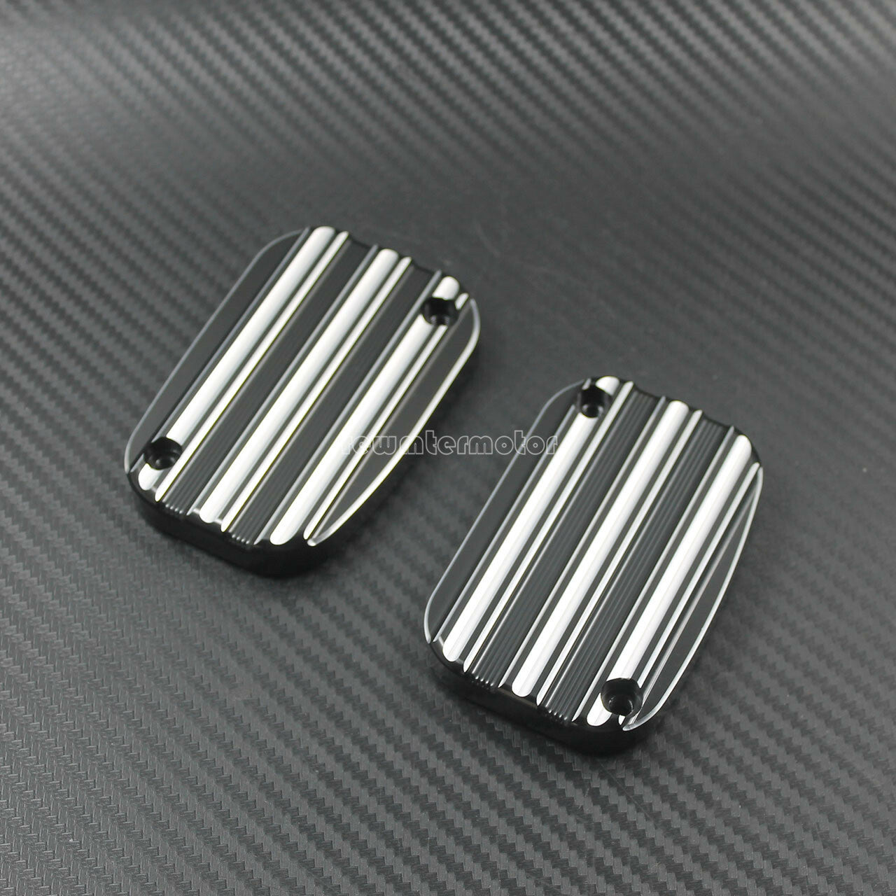 One Pair Brake Master Front Cylinder Cover Fit for Harley FLHT FLTR CVO VRSCD