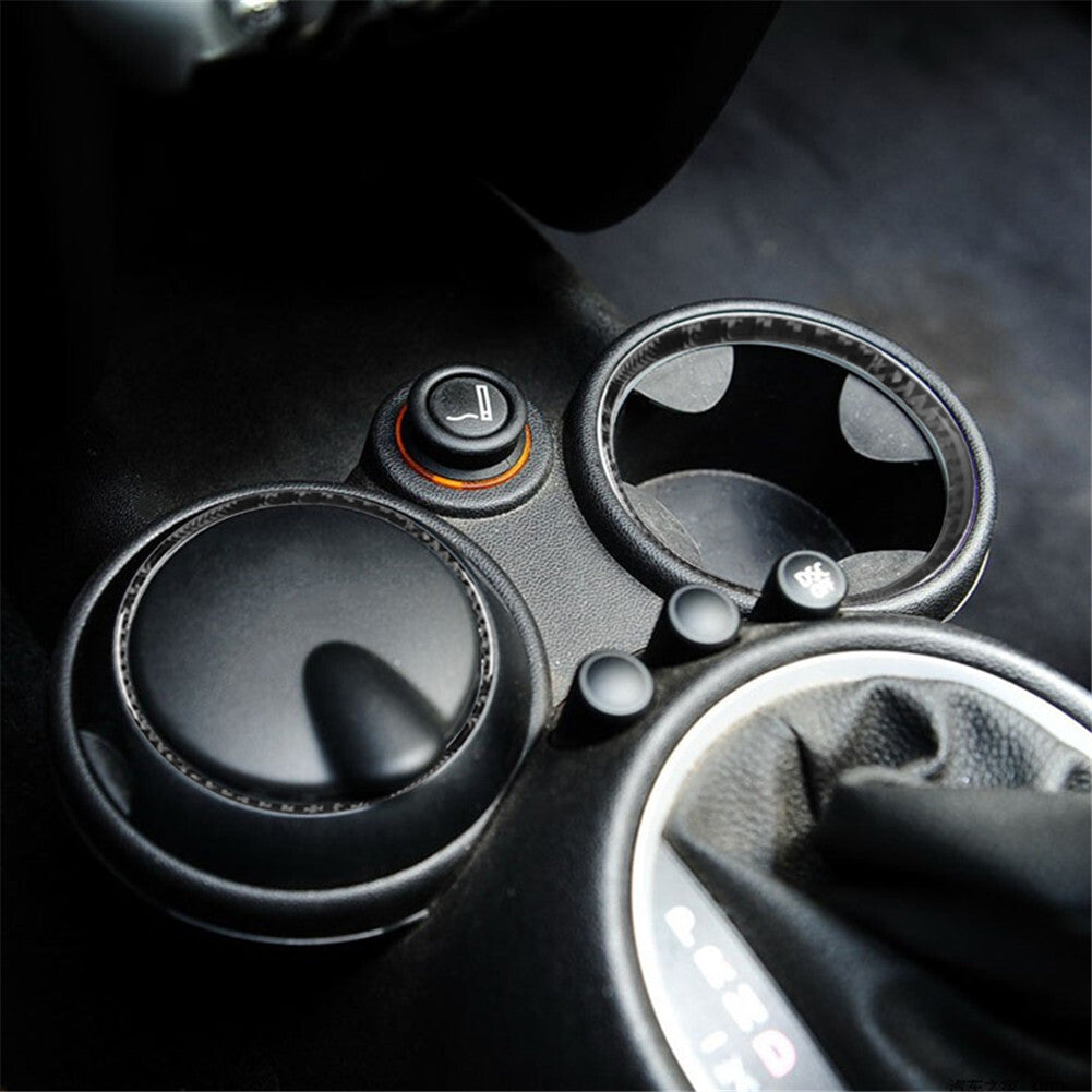 2007-2010 Carbon Fiber Indoor Center Water Cupoler Cover Trim for Mini Cooper