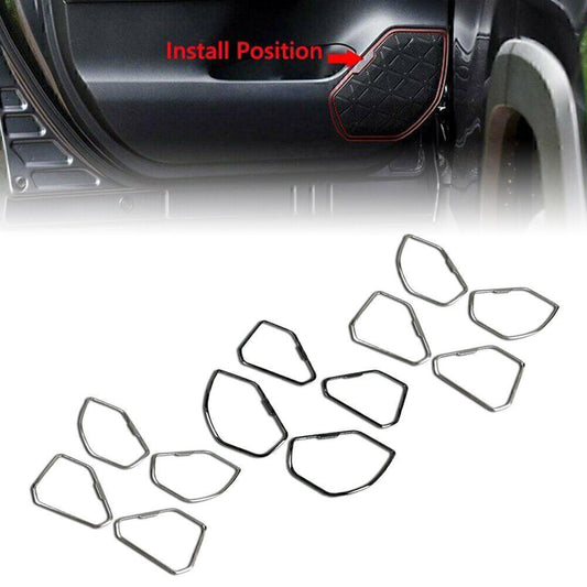 4x Door Speaker Sound Panel Cover Trims for Toyota RAV4 2019 2020 3Colors Black
