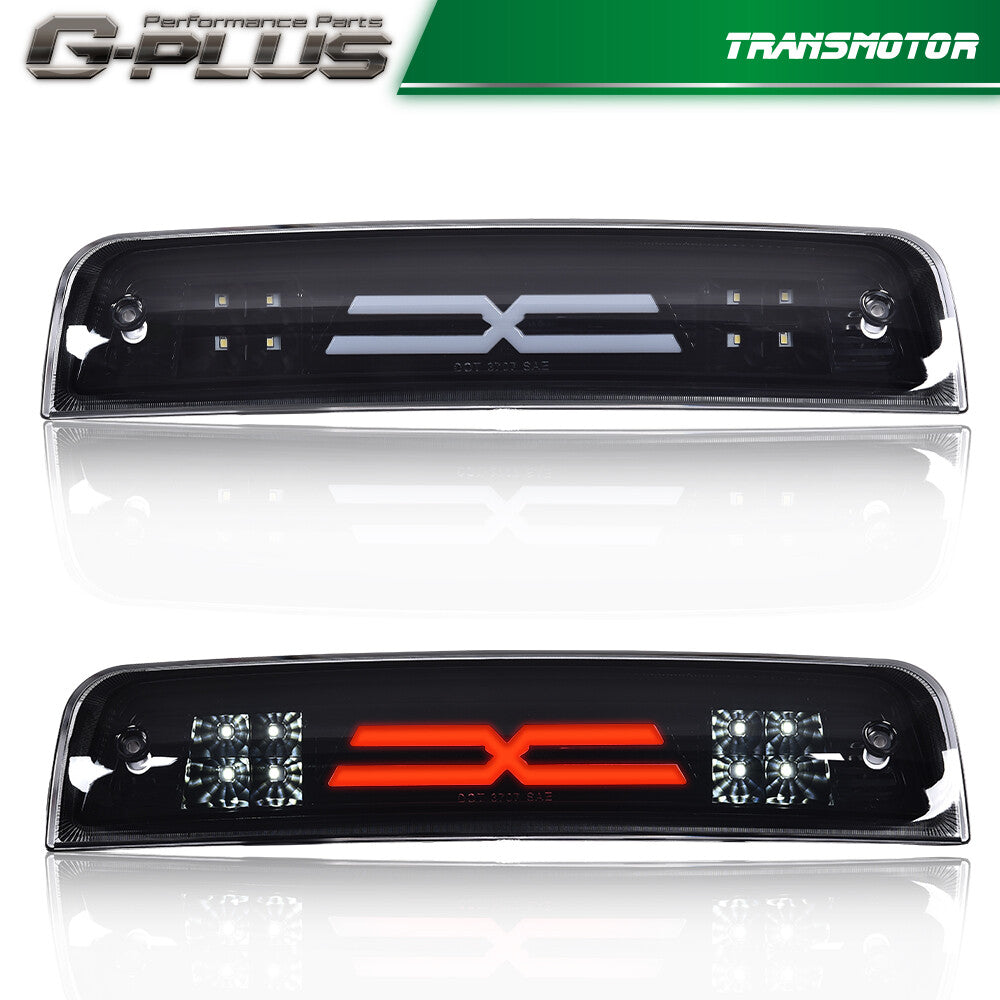 Fits 09-18 for RAM 1500 2500 3500 X-ray LED three-piece lamp/glossy surface