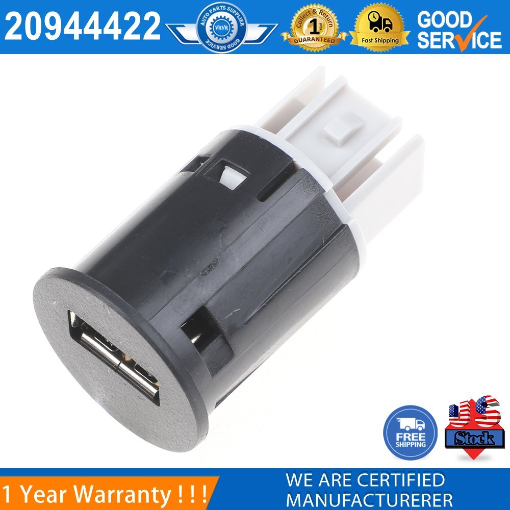Automotive USB auxiliary plug port socket 20944422 for Chevrolet Silverado 1500 for GMC