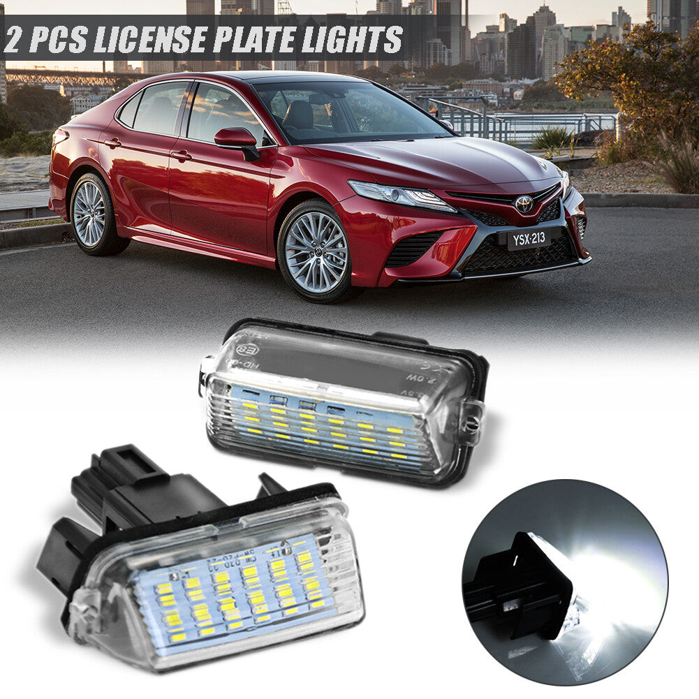 LED Number License Plate Light Lamps for Toyota for Camry 2012-2015 Yaris 2012-2014