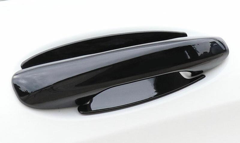 2015-2021 ABS Black Exterior Outside Door Bowl Cover Trim for Benz C-Class W205