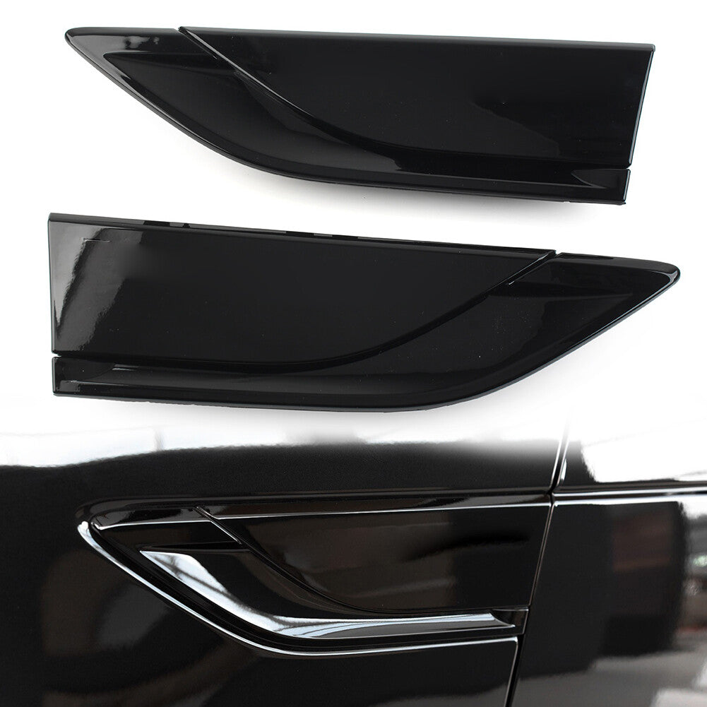 Front Fender Air Intake Side Vent Cover for Land Rover Discovery 2017-2022 Black