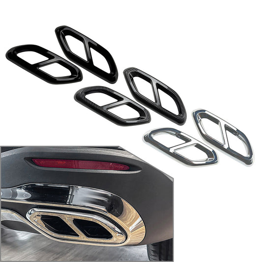 Exhaust Tail Pipe Muffler Tip Cover Trims for Mercedes Benz GLC Class X254 2022+