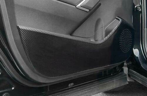 for Toyota for Corolla Cross 22-2024 Inner Door Anti-kick Panel Carbon Fiber Pattern