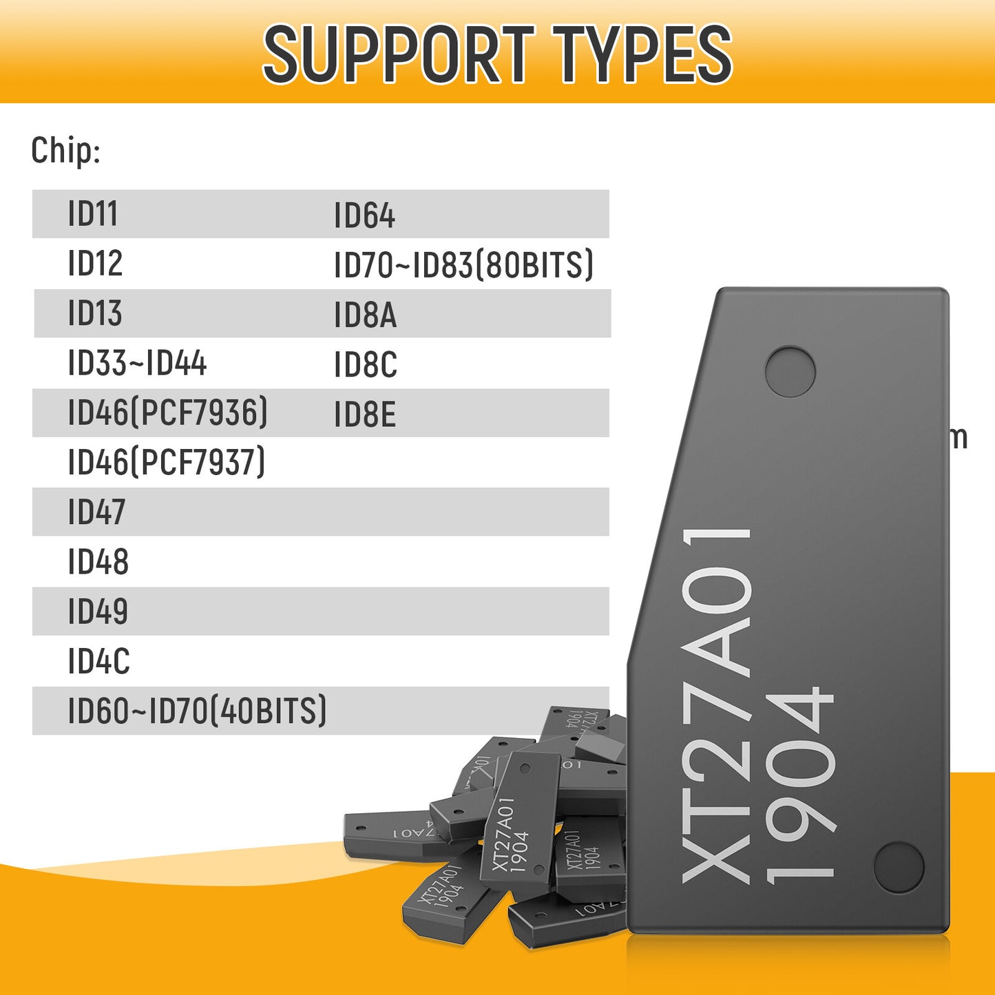 10Pcs Super Chip XT27A01 XT27A66 For VVDI Key Tool/ for Mini Key Tool/VVDI2