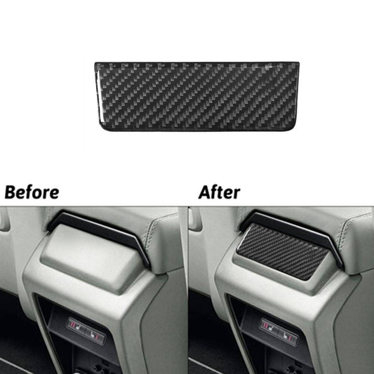 Carbon Fibre Rear Console Plate Trim for Land Rover Discovery Sport 2015-19