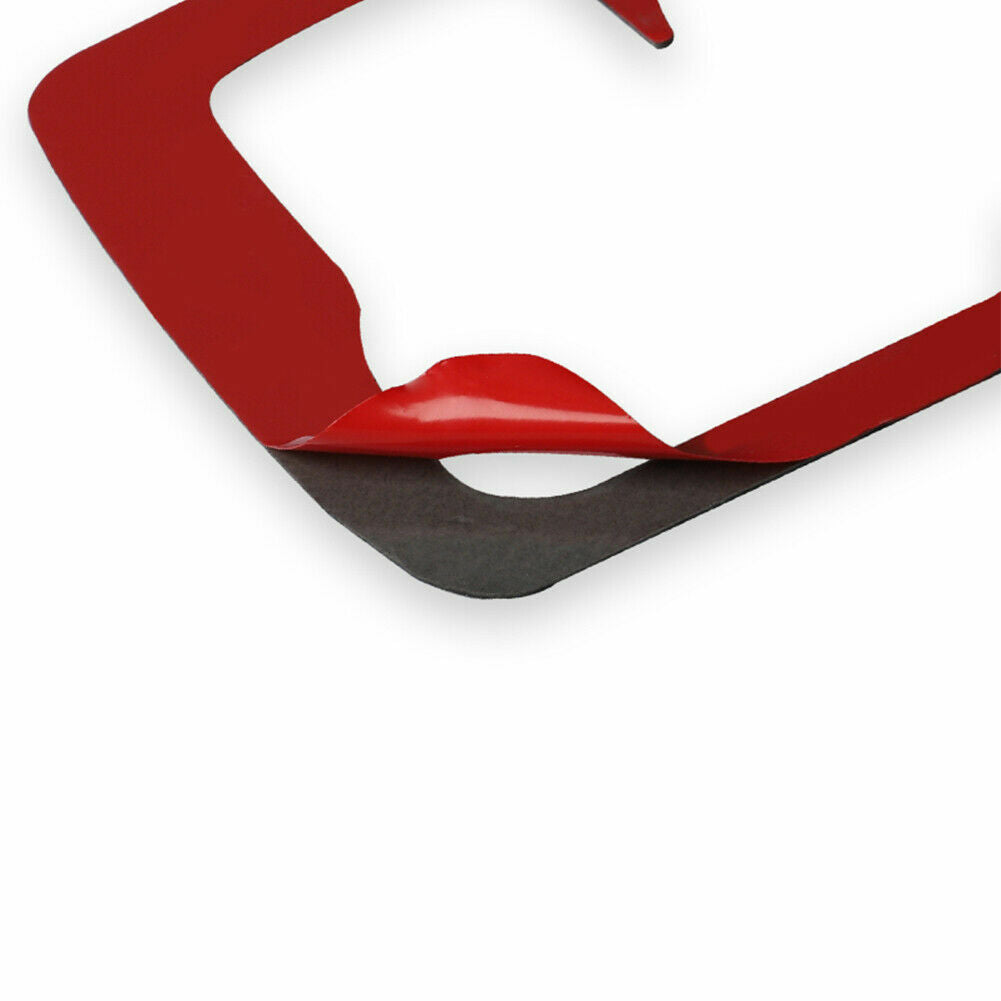 Red carbon fiber inner cup holder cover suitable for Nissan 370Z 09 - 2020