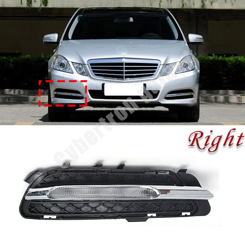 Right LED daytime running light and fog light applicable to for Mercedes-Benz W212 E250 2009-13