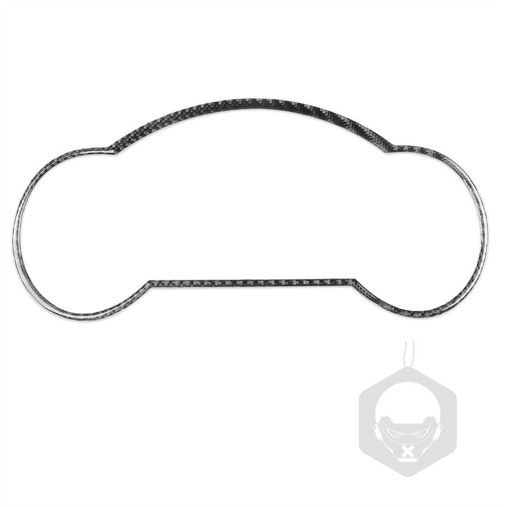 Carbon Fiber Dashboard Speedometer Panel Cover Fit For Toyot@ FJ Cruiser 2007-21