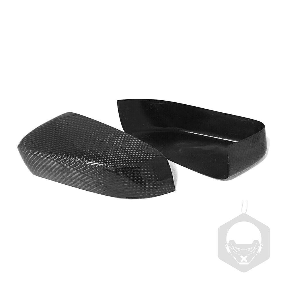 Carbon fiber add-on car side mirror covers for 2009-2013 for Ford for Mustang GT/Coupe.