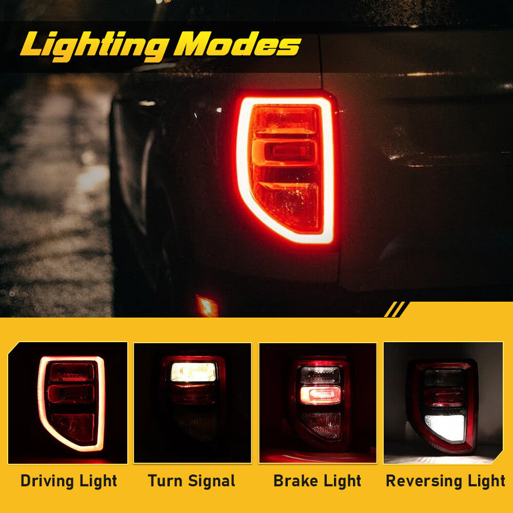 LED Tail Light Brake Lamp Left For 2021 2022 2023 for Ford Bronco Sport