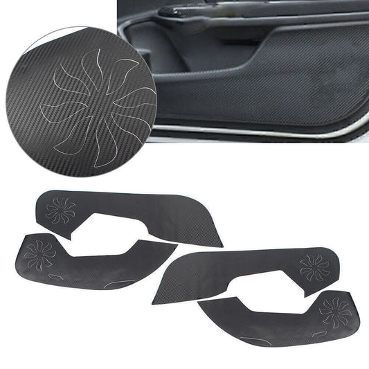 4 Pcs Car Door Anti Kick Pad Protection Cover for Honda for Civic Hatchback 2017-21