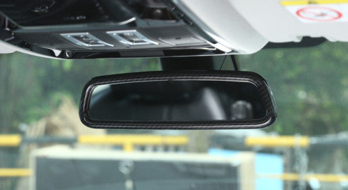 Carbon fiber internal rearview mirror cover for Land Rover Range Sport 2009-2017