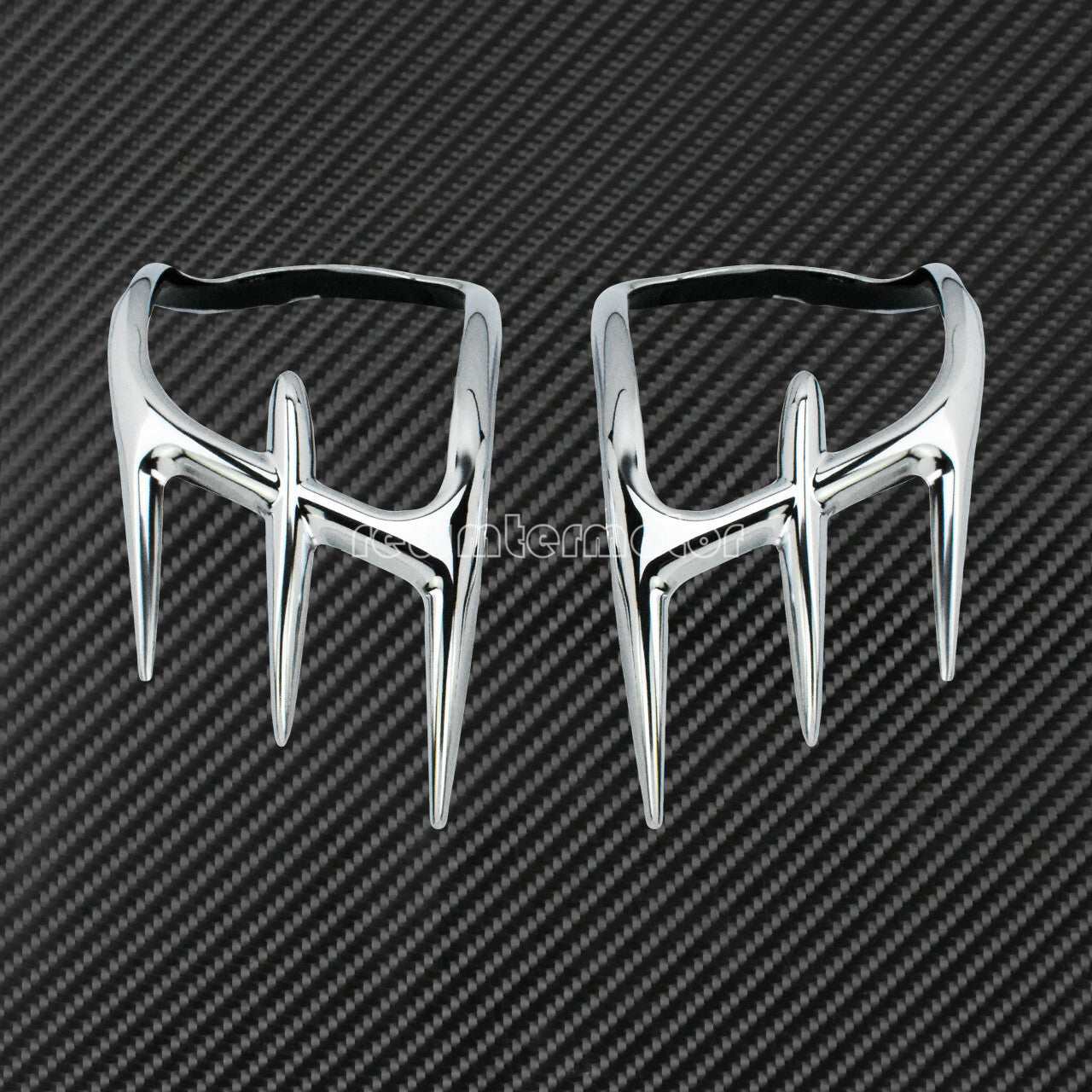 Chrome Front Turn Signal Lights Decoration Trims Fit For Goldwing GL1800 Audio