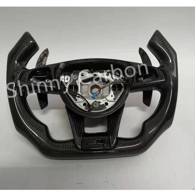 Full carbon fiber steering wheel suitable for Mercedes-Benz AMG W205 CLA45 C63 E63 S63